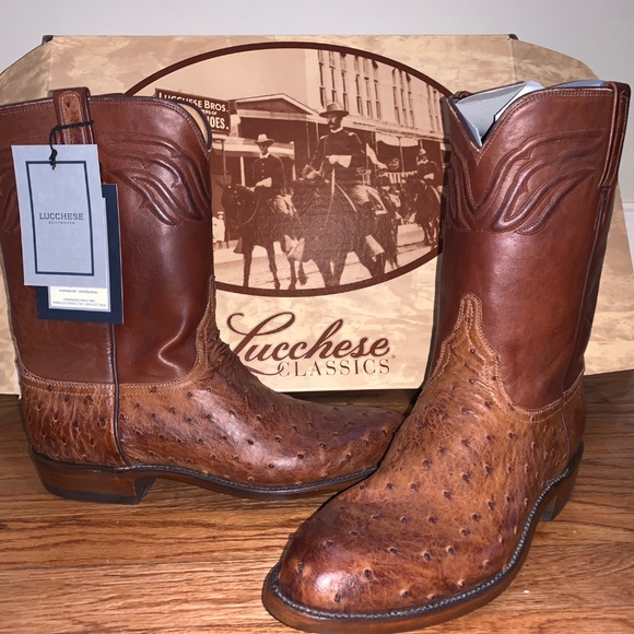 lucchese ostrich